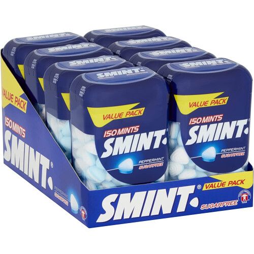 Smint Smint Extra Large Bottles Of 150 Mints, Pack of 8