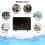 (Black) Instant Water Heater Electric Water Heaters 3000W 6