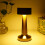 (Gold) Cordless Table Lamp LED Vintage Dimmable Bar Lamp 7