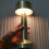 (Gold) Cordless Table Lamp LED Vintage Dimmable Bar Lamp 10