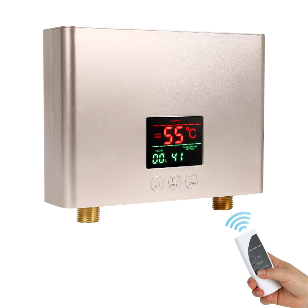 (Rose Gold) Instant Water Heater Electric Water Heaters 3000W