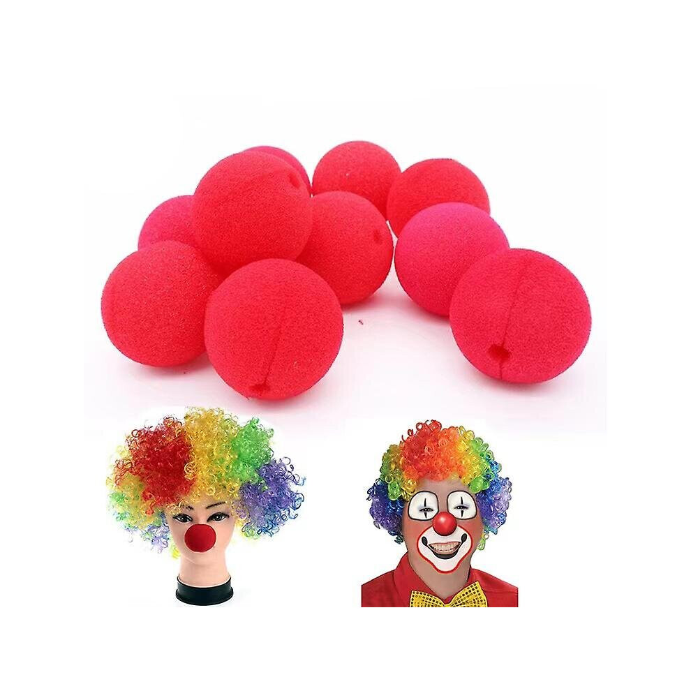 25pcs Red Clown Nose Circus Red Nose Christmas Halloween Party Supplies