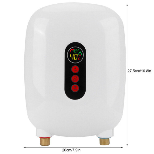 (White) Mini Water Heater Electric Tankless Water Heaters 2