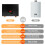 (Black) Instant Water Heater Electric Water Heaters 3000W 3