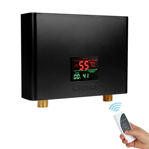 (Black) Instant Water Heater Electric Water Heaters 3000W