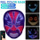 Halloween LED Mask, Shining Mask Programmable, Light Up Full Face Mask 2