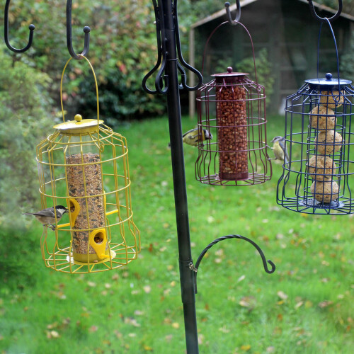 3pc Seed Nut Fat Ball Metal Hanging Bird Feeder 1