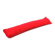 (Pack Of 4 Draft Complete, Red) Best Fabric Draught Excluder Draft Insulator Polycotton Door Window Snake Hallway