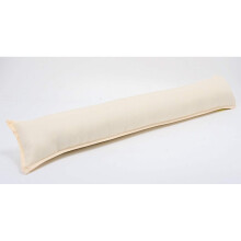 (Pack of 2 Draft Complete, Cream) Best Fabric Draught Excluder Draft Insulator Polycotton Door Window Snake Hallway