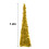 Living And Home (Gold) Collapsible 1.2M Pop Up Tinsel Christmas Tree with Base 2
