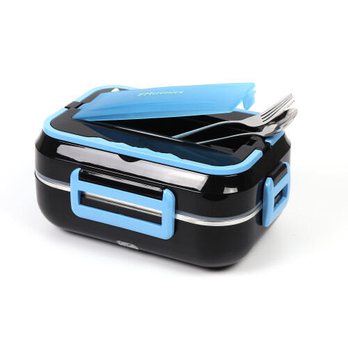 EMtronics EMtronics Electric Lunch Box, 1.5 Litre Heating Lunch Box - Blue 1