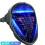 Masque complet LED Halloween Masque programmable App Control Chargeable 3