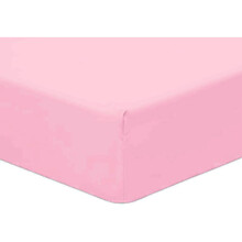 (Pink) Best Plain Pollycotton Fitted Sheet Bunk Bed 4-Ft samll Double Fitted Sheets AmigoZone