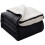 (Double, Black) Heavy Thick Blanket Bed Throw-Single Double King Size-Warm Fluffy for Extreme Winters 3