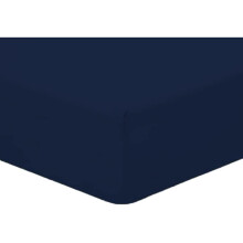 (Navy) Best Plain Pollycotton Fitted Sheet Bunk Bed 4-Ft samll Double Fitted Sheets AmigoZone