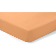(Peach) Best Plain Pollycotton Fitted Sheet Bunk Bed 4-Ft samll Double Fitted Sheets AmigoZone