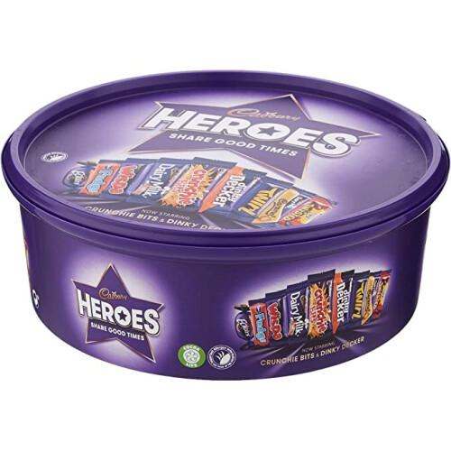 Cadbury Cadbury Heroes Chocolate Tub, 600g