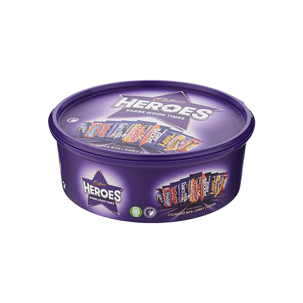 Cadbury Heroes Chocolate Tub, 600G
