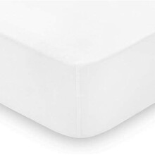 (White, 4FT Small Double) Deep25cm Fitted Sheets Bed Sheets & Pillow Cases