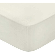 (Cream, 4FT Small Double) Deep25cm Fitted Sheets Bed Sheets & Pillow Cases
