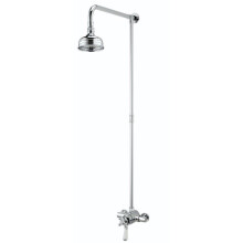 Bristan Regency 2 Exposed Thermostatic Shower Valve With Fixed Chrome Round Head