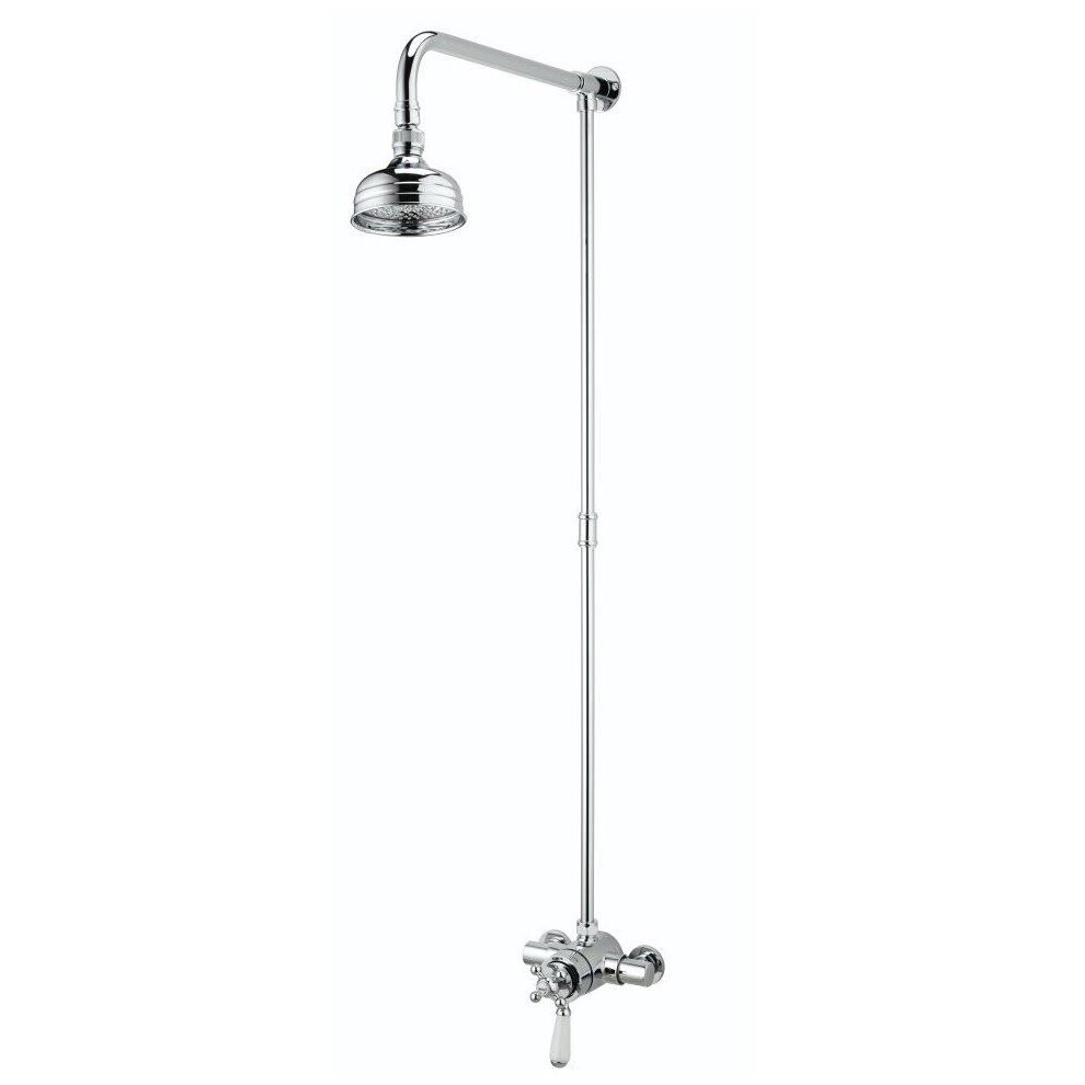 Bristan Regency 2 Exposed Thermostatic Shower Valve With Fixed Chrome Round Head