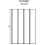 Bathroom 4 Panel Folding Bath Shower Screen Chrome 1000mm Reversible 4mm Glass 6