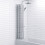 Bathroom 4 Panel Folding Bath Shower Screen Chrome 1000mm Reversible 4mm Glass 3