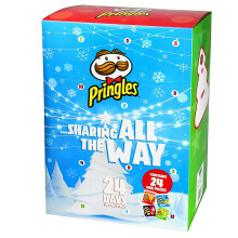 24 Day Pringles 40g Crisps Advent Calendar Merry Christmas Gift Present Original