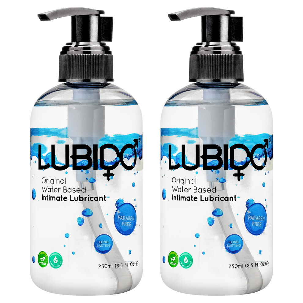 Lubido 2 X 250Ml Original Water Based Sex Lubricant Intimate Lube