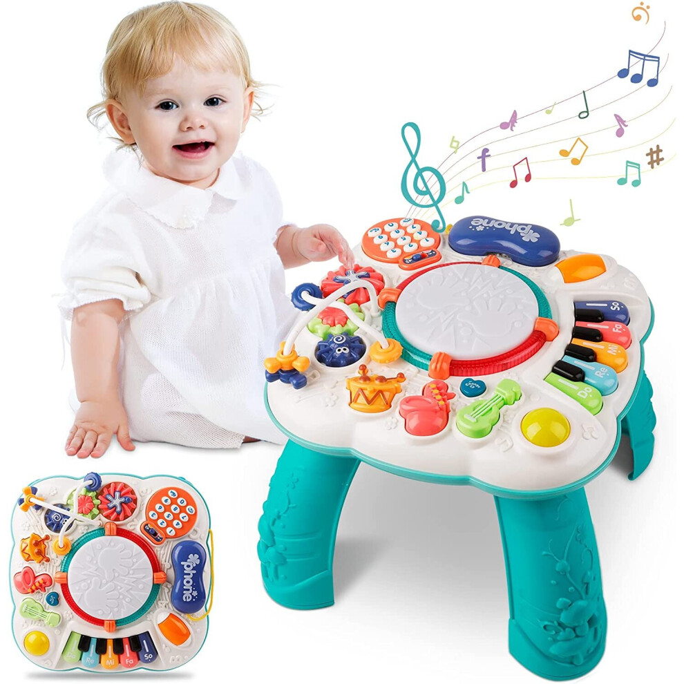 Baby Play Learn Activity Table Toddler Early Education Musical Toys