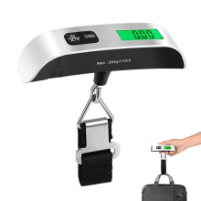 Digital Luggage Scale LCD Display Hanging Luggage Weight Scale 110LB