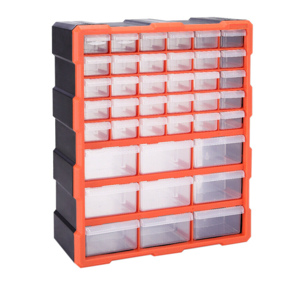 Multi-drawer Organiser with 39 Drawers Tool Box Storage Cabinet Unit
