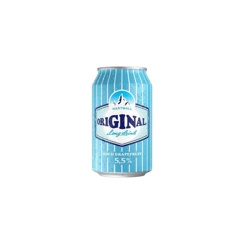 Hartwall Original Long Drink Gin & Grapefruit 24 x 330ml 