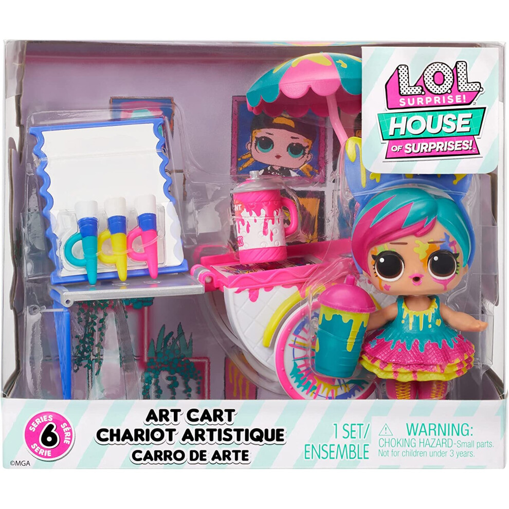 LOL Surprise OMG House of Surprises Playset - Art Cart