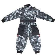 (Kcamo Suit,Black, XL) ZORAX Kids Suit Motocross Race Children Youth Motorbike Sport Outdoors Road ATV Junior Pant Shirt