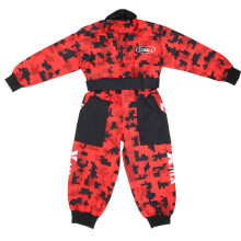 (Kcamo Suit,Red, L) ZORAX Kids Suit Motocross Race Children Youth Motorbike Sport Outdoors Road ATV Junior Pant Shirt