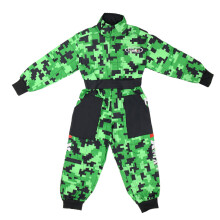 (Kcamo Suit,Green, XS) ZORAX Kids Suit Motocross Race Children Youth Motorbike Sport Outdoors Road ATV Junior Pant Shirt