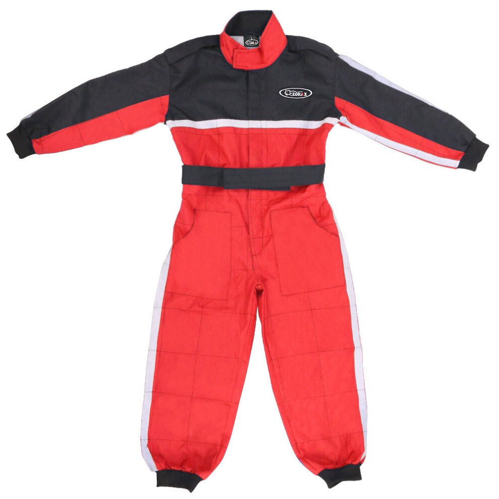 (MX Suit,Red, XS) ZORAX Kids Suit Motocross Race Children Youth Motorbike Sport Outdoors Road ATV Junior Pant Shirt-image-OPC-P9VJ5MC-NEW