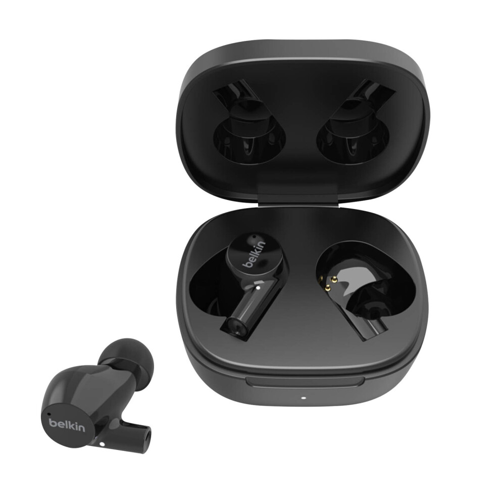 Wireless Earphones Belkin 4 Microphones Integrated SOUNDFORM Rise Black-image-OPC-P9VJ6W9-NEW