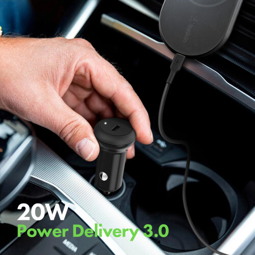 Belkin Belkin BOOST CHARGE - Supporto + caricatore per auto MagSafe per iPhone 13 / 12 2