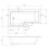1600mm L Shaped Left Hand Shower Bath Bathtub Front & End Panel Acrylic Bathroom 4