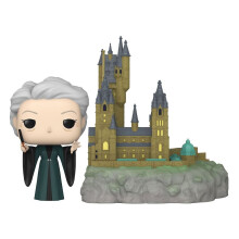 Funko Harry Potter Chamber Of Secrets Anniversary POP ! Town Minerva avec Poudlard - 9 CM