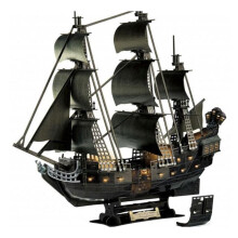 Revell Pirates Of The Caribbean: Dead Men Tell No Tales 3D Puzzle Black Pearl LED Edition - Jigsaw Puzzle