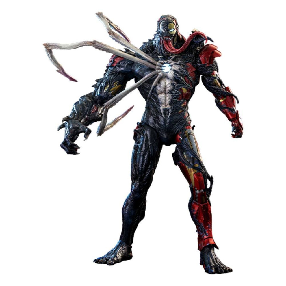 Hot Toys Figure Ac04 - Marvel Comics - Marvel's Spider-Man : Maximum Venom -Venomized Iron Man Standard Version