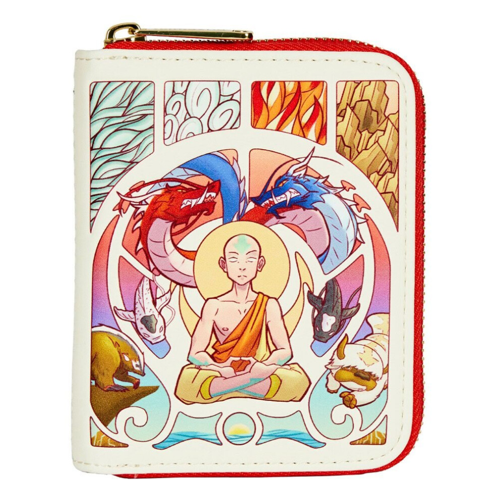 Loungefly Avatar: The Last Airbender By Loungefly Wallet Aang Meditation