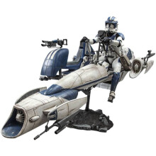 Figurine Hot Toys TMS077 - Star Wars : The Clone Wars - Heavy Weapons Clone Trooper & Barc Speeder With Sidecar