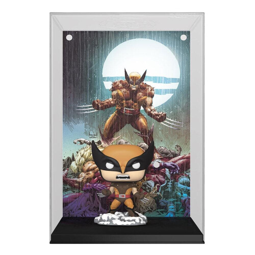 Funko POP Comic Cover - Marvel - Wolverine - Figurinenstil Comic - Farbe schwarz - Für Erwachsene