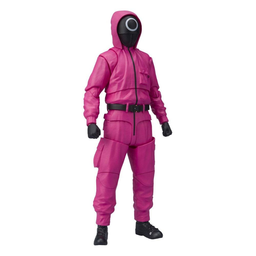 Bandai Squid Game S.h. Figuarts Action Masked Worker / Masked Manager - 14 Cm
