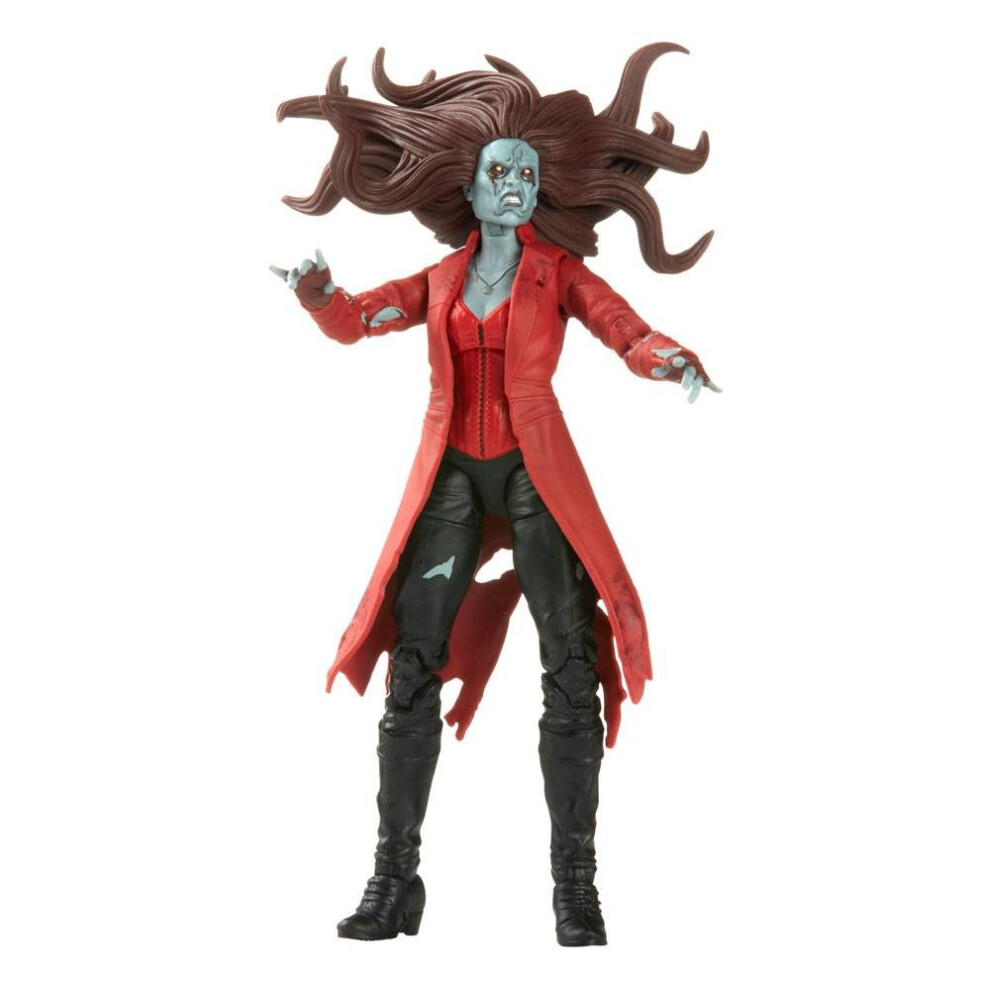 Hasbro What If...? Marvel Legends Action Figure Khonshu BAF: Zombie Scarlet Witch - 15 CM